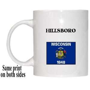  US State Flag   HILLSBORO, Wisconsin (WI) Mug Everything 