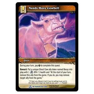  Needs More Cowbell   Servants of the Betrayer   Rare [Toy 