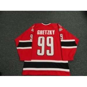 Wayne Gretzky Autographed Jersey   Team Canada Proof   Autographed NHL 