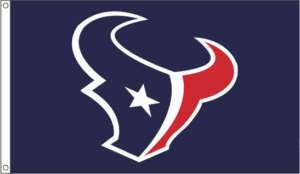Houston Texans 3x5 Logo Flag  