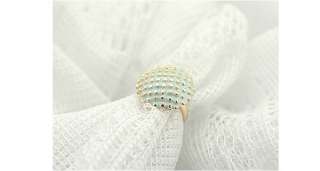 SIMITTER NEW Fashion Womens Korean Fashion Jewelry Mushroom Ring 3 