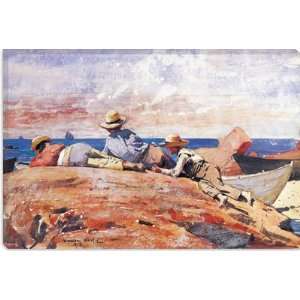  Three Boys on the Shore 1873 by Winslow Homer Canvas 
