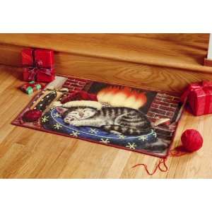  Christmas Kitty Rug By Collections Etc