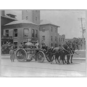   Engine no. 6   York,PA,fire department,1911,horse