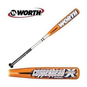  Worth ALYB Copperhead Chrome X Youth Baseball Bat ( 11 
