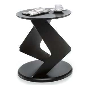  End Table in Black Finish Boomerang Collection Nexera QB 