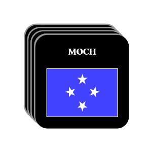  Micronesia   MOCH Set of 4 Mini Mousepad Coasters 