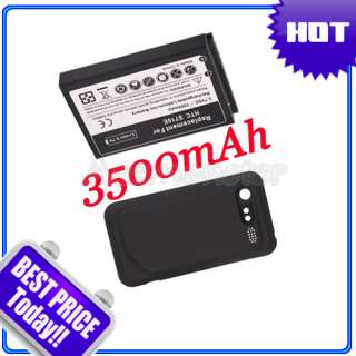   Extended Battery + Battery Cover for HTC Incredible 2 S S710e Black
