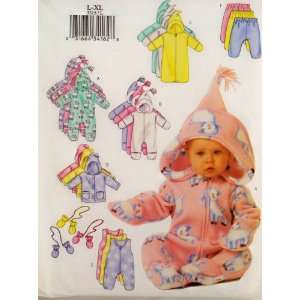  OOP Butterick Pattern 3315. Baby Szs L;Xl Bunting, Jacket 