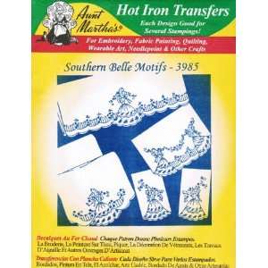  Southern Belle Motifs Aunt Marthas Hot Iron Embroidery 