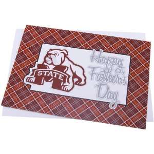  Mississippi State Bulldogs Team Logo Fathers Day Card 