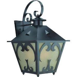   Craftsman / Mission 3 Light Outdoor Wall Sconce