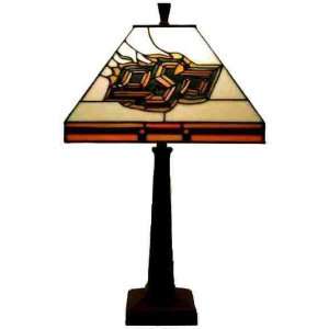  Oklahoma State University Mission Style Stained Glass Desk 