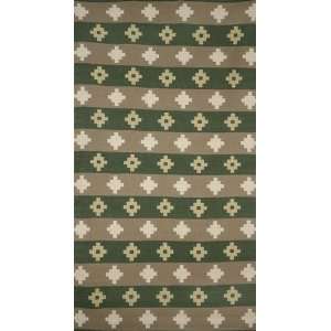  Trans Ocean Mirador Tribal Stripe Green 7702 06 8 X 10 