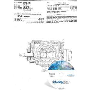   CD for LEAKAGE CONTROL FOR CLOSED CENTER VALVES 