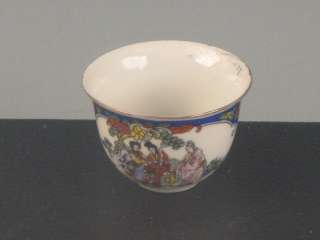Miniature Boxed Asian/Japanese Tea Saki Set Cups Plate Tea Pot  