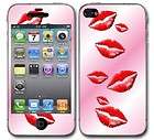 Sticker Skin Decal Cover Sexy Lips for iPhone 4G + Free Screen 