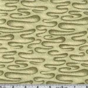 45 Wide Make Mine Chocolate Frosting Green Fabric By The 