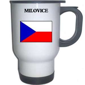  Czech Republic   MILOVICE White Stainless Steel Mug 