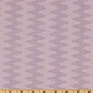  44 Wide City Girl Wavy Stripe Lilac Fabric By The Yard 