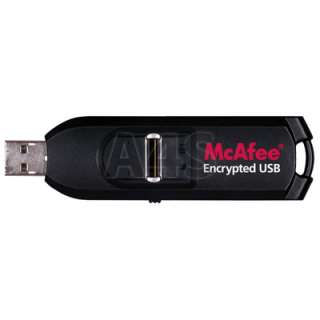 NEW McAfee 1GB Encrypted Biometric Fingerprint USB Stick Flash Drive 