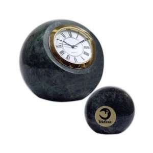  Green Hualien marble ball desk paperweight with quartz 