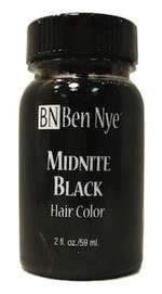 Ben Nye Black Liquid Hair Color 2 fl. oz. Makeup MB 2  