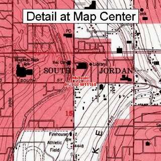   Quadrangle Map   Midvale, Utah (Folded/Waterproof)