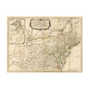   The Middle British Colonies, In Americ Giclee Canvas
