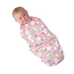   Summer Infant Swaddleme Microfleece, Pink Bubbly, Small/Medium Baby