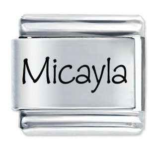  Name Micayla Italian Charms Bracelet Link Pugster 