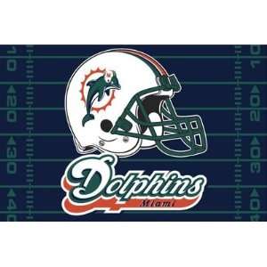  NFL Miami Dolphins 39 x 59 Rug