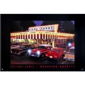  LED 12 Inch x 18 Inch Picture Steak & Shake