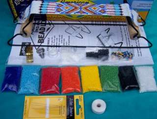 AMERICAN INDIAN BEADLOOM, INSTRUCTION PROJECT BOOK & BEADING SUPPLIES