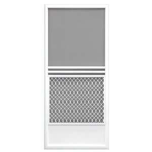  Corp 36in Safeguard Extruded Aluminum Screen Door in White 3517WH3068
