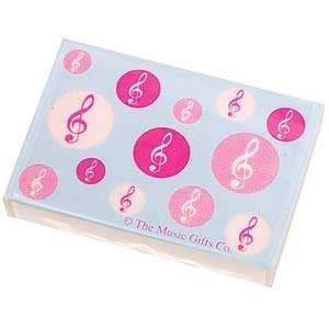  Music Eraser   Pink Polka Dots Musical Instruments