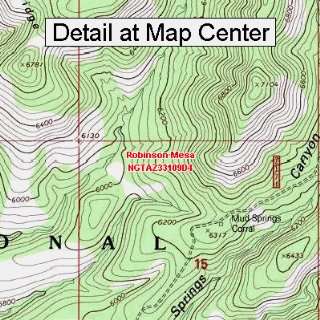   Map   Robinson Mesa, Arizona (Folded/Waterproof)