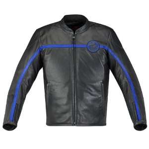  Alpinestars Mert Jacket , Color Black/Blue, Size 40 