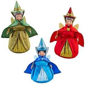  Sleeping Beauty Flora, Fauna and Merryweather Doll Set 