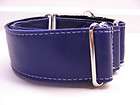 PURLE LEATHER GREYHOUND MARTINGALE DOG COLLAR
