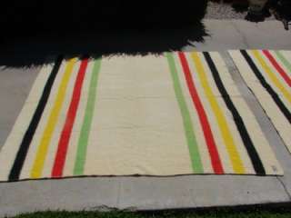 VINTAGE MARIPOSA WOOL BLANKETS 75 INCHES BY 80 INCHES  