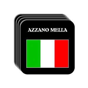  Italy   AZZANO MELLA Set of 4 Mini Mousepad Coasters 