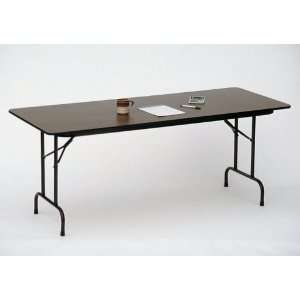 Melamine Top 24 x 72 Folding Table in Black Granite 