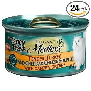 Fancy Feast Elegant Medleys Tender Turkey & Cheddar Cheese Souffle 