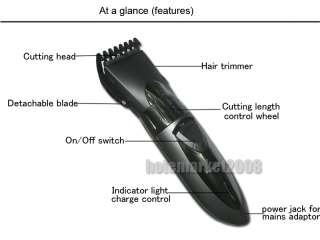 Wet/Dry Handy Electric Shaver Razor Hair Clipper shower  