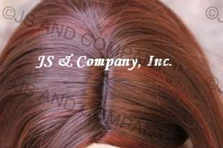 NEW Silky Straight Auburn and Copper Red mix wig hair  
