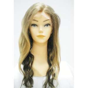  GL69 100% Indian Remy Hair Full Lace Wig 20 Mixed color 
