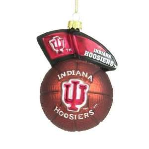  Indiana Hoosiers 5 Glass Mascot Basketball Holiday 