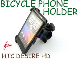 Bike Bicycle Mount Holder Black for HTC Desire HD A9191  