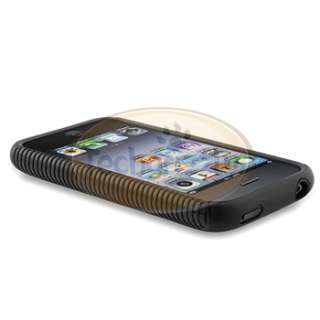   SKIN SOFT CASE HARD COVER+Privacy Protector For iPhone 3 3G 3GS  